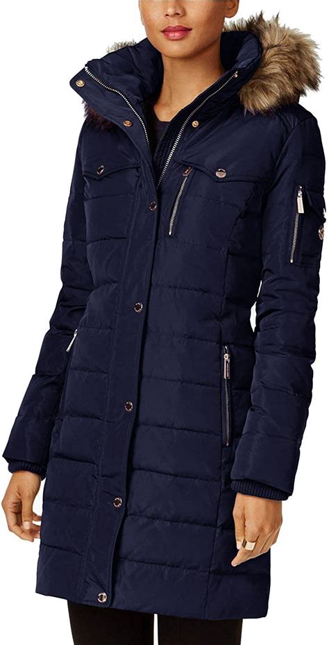 michael kors puffer coat large|Michael Kors puffer coat ladies.